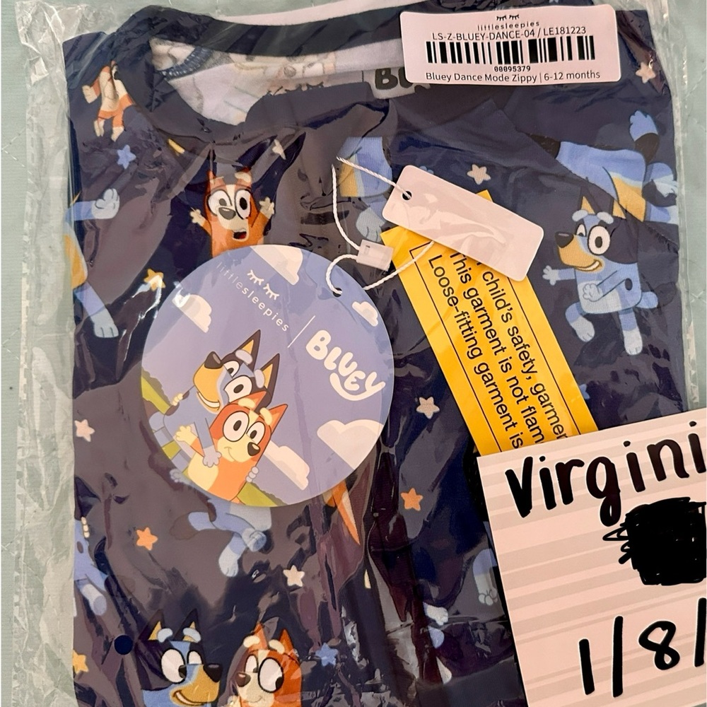 Brand New Unopened Bluey Little Sleepies